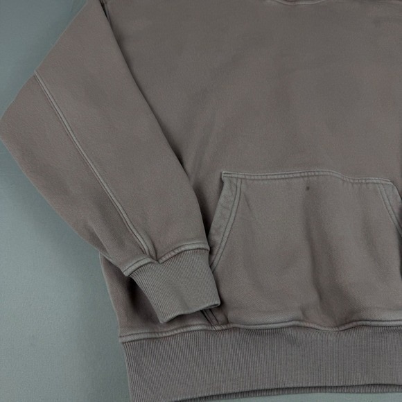Abercrombie Fitch Oversized Hoodie Sweatshirt Stone Wash Fleece Lined Womens XS - Picture 2 of 11